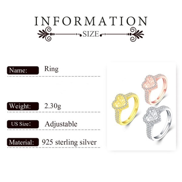 Sterling Silver Heart Design Pearl Ring