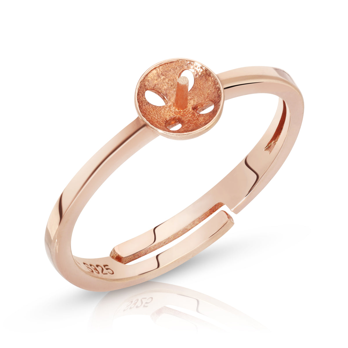 Sterling Silver Simple Pearl Ring