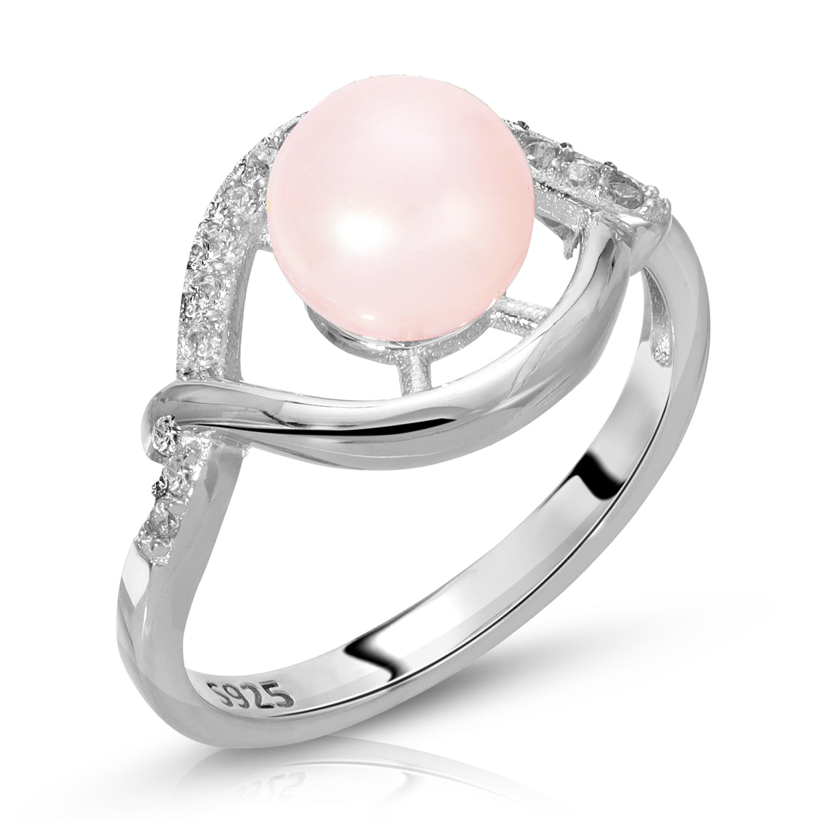Sterling Silver Pearl Ring