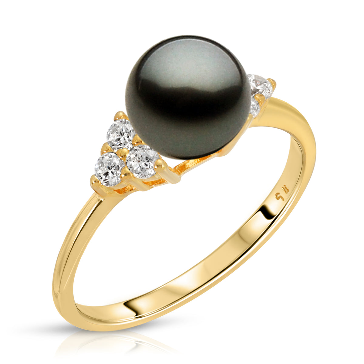 Sterling Silver Classic Design Pearl Ring