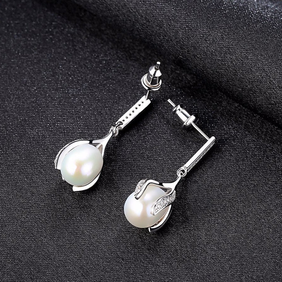 925 Sterling Silver Freshwater Pearl Earrings