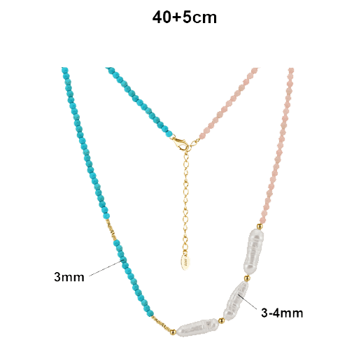 14K Gold Plated Freshwater Pearl Irregular Necklace