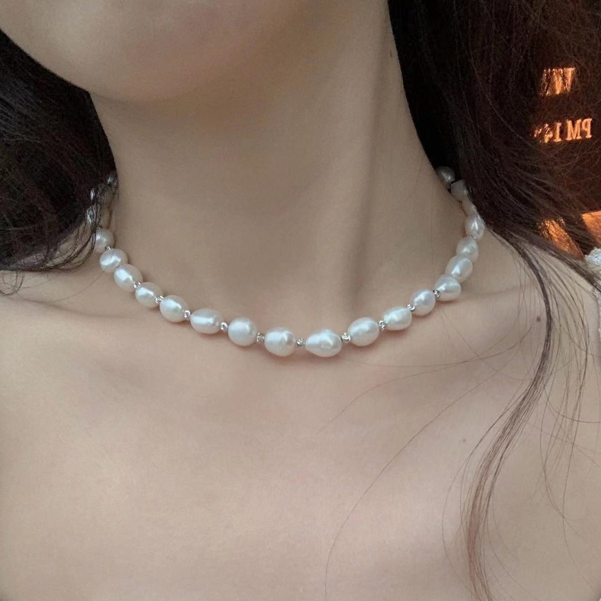 925 Sterling Silver Freshwater Pearl Necklace