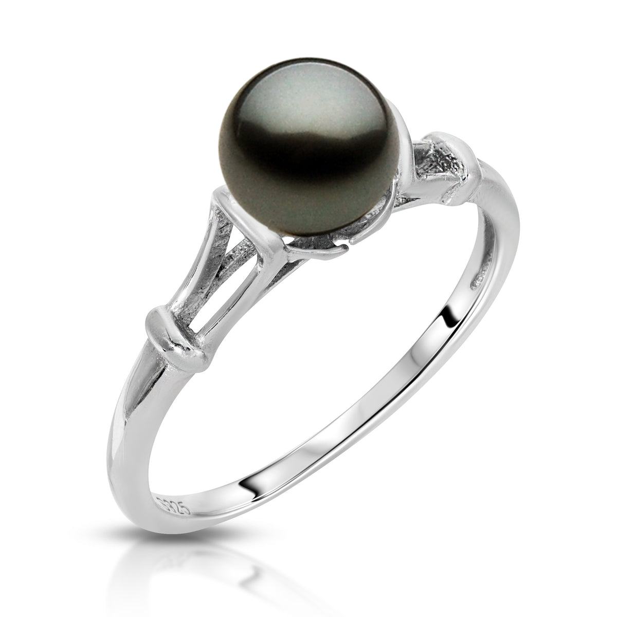 Sterling Silver Simplicity Design Pearl Ring