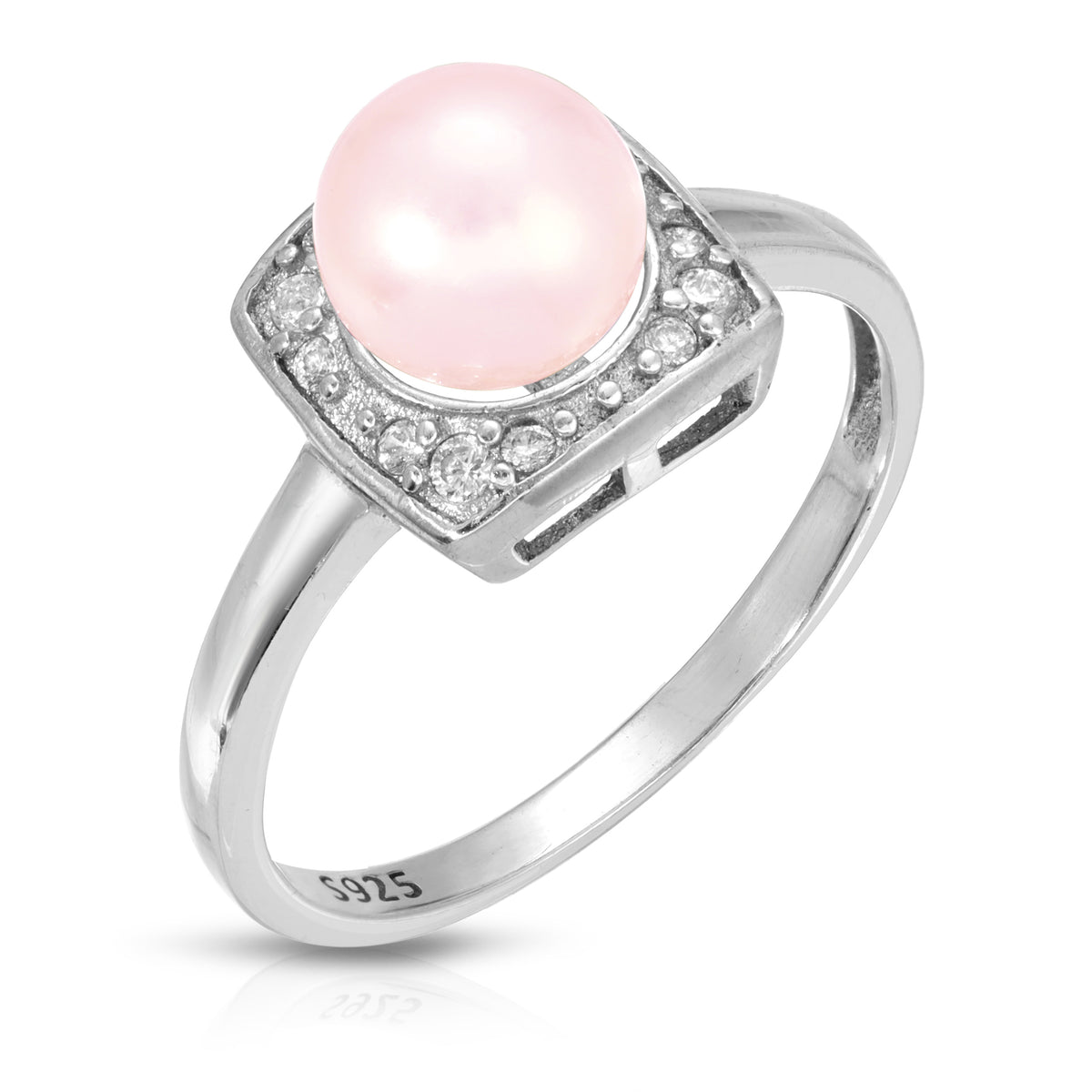 Sterling Silver Timeless Design Pearl Ring